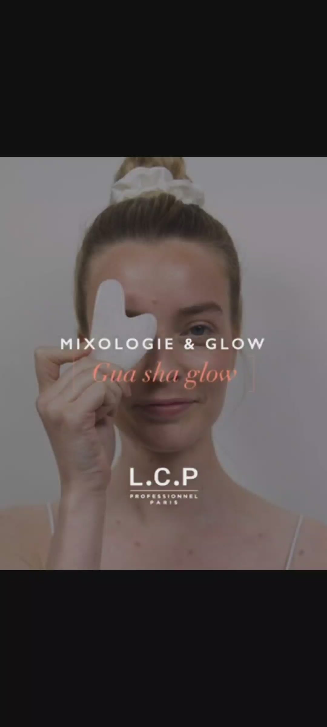 Gua Sha Glow en jade blanc