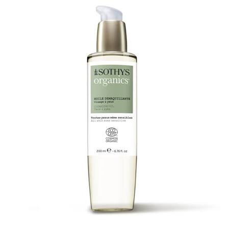 Huile démaquillante visage et yeux sothys organics